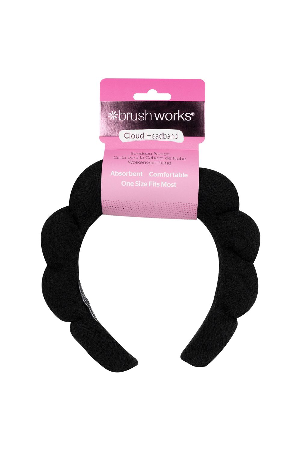 Brushworks Cloud Headband Black