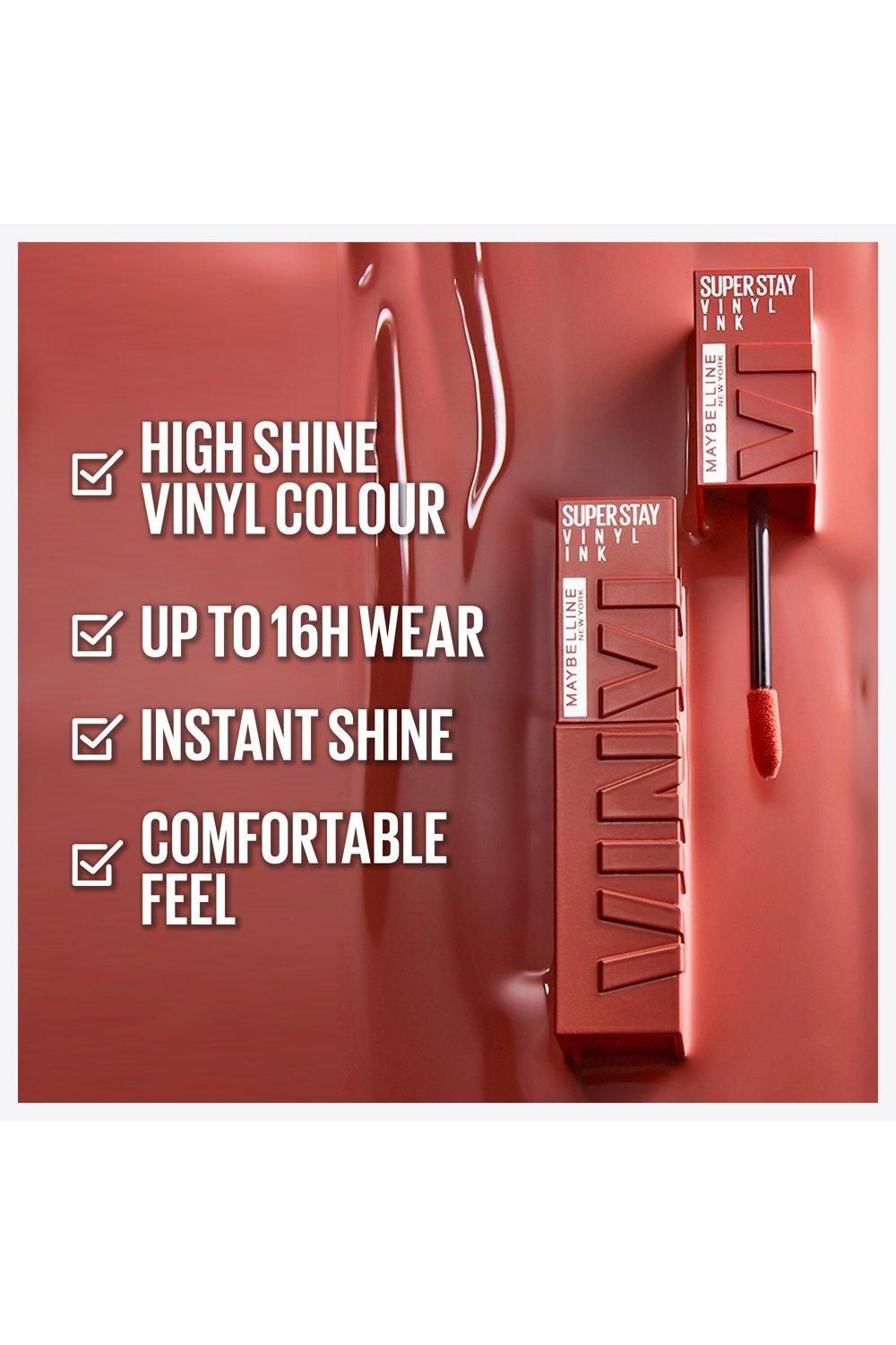 Maybelline SuperStay Vinyl Ink Long Lasting Liquid Lipstick, Shine Finish 105 Golden image 5