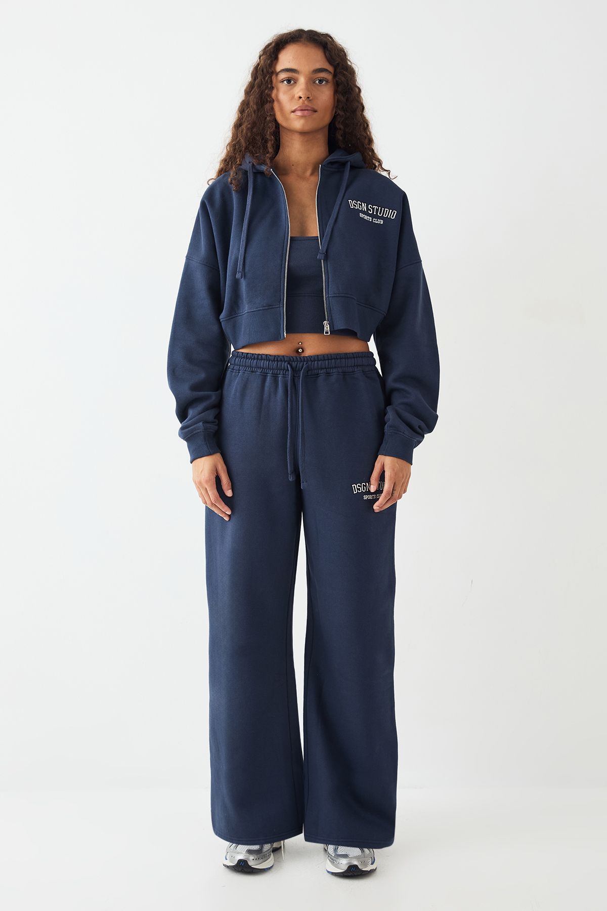 DSGN Studio DSGN Studio Applique 3 Piece Tracksuit Navy image 5