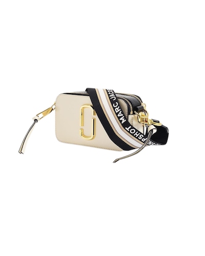 Marc Jacobs Snapshot Camera Bag Leather Crossbody Wo - White Crossbody Bags