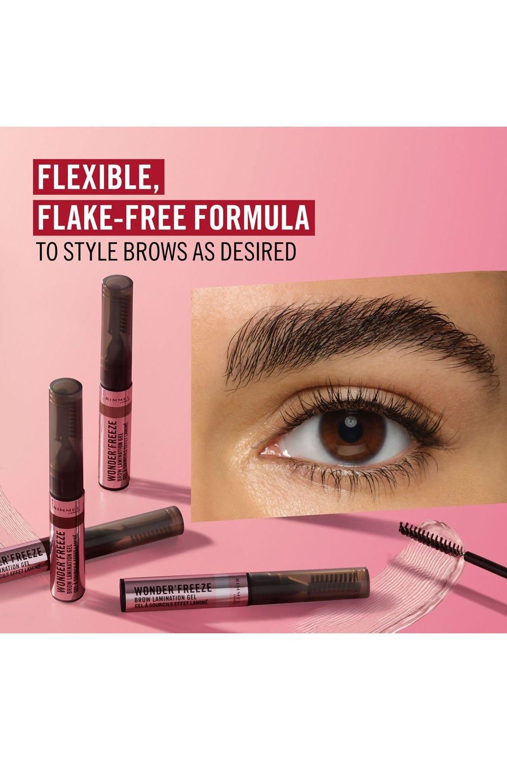 Rimmel London Wonder'Freeze Brow Lamination Gel Deep Brown image 5