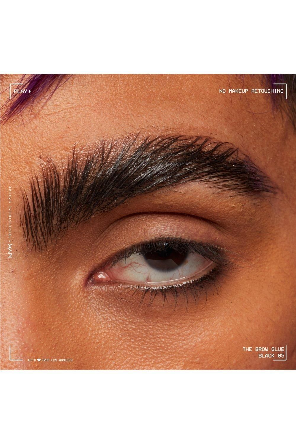 NYX Professional Makeup Brow Glue Instant Brow Styler Black image 10