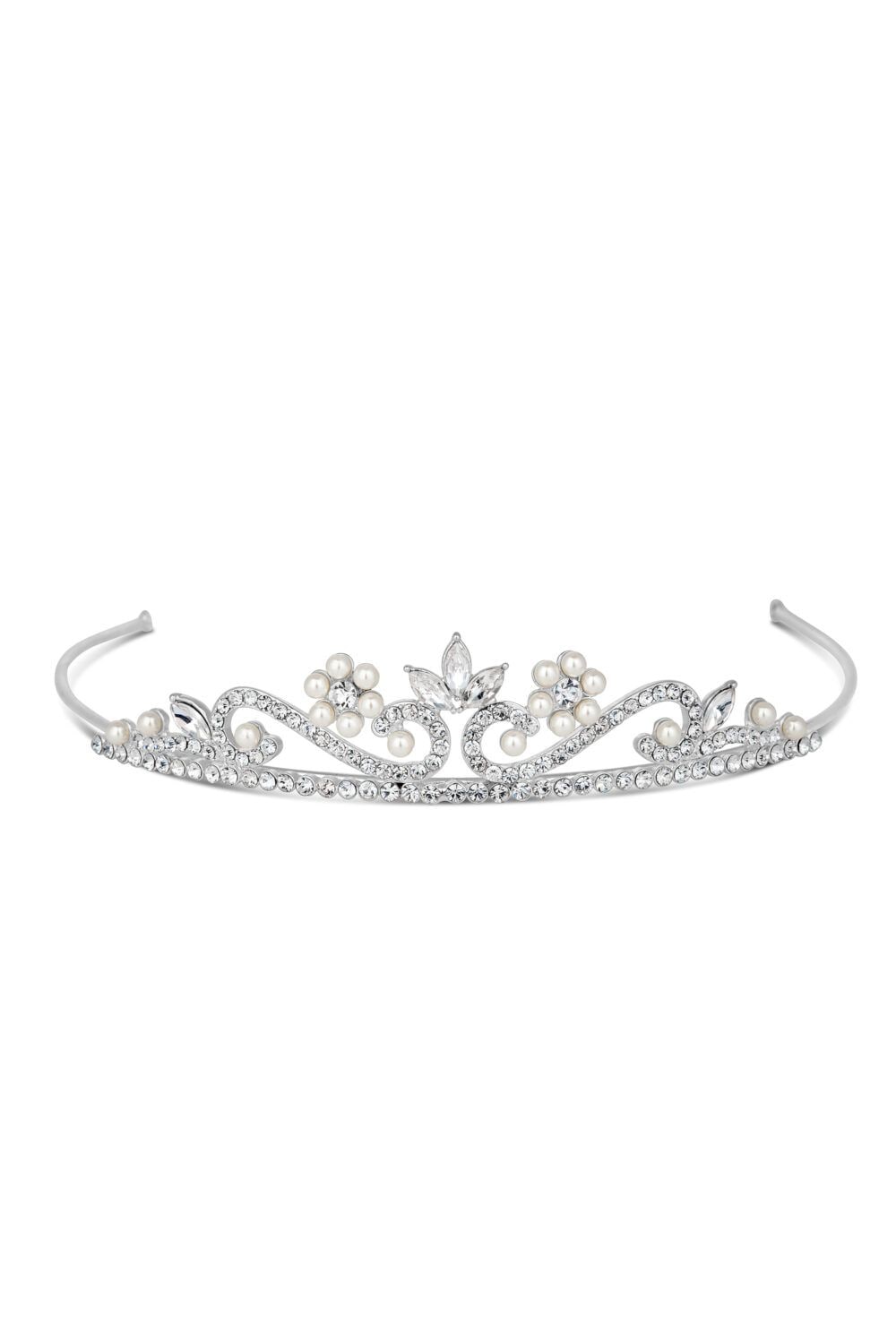 Jon Richard Silver Children's Diamante Tiara image 1
