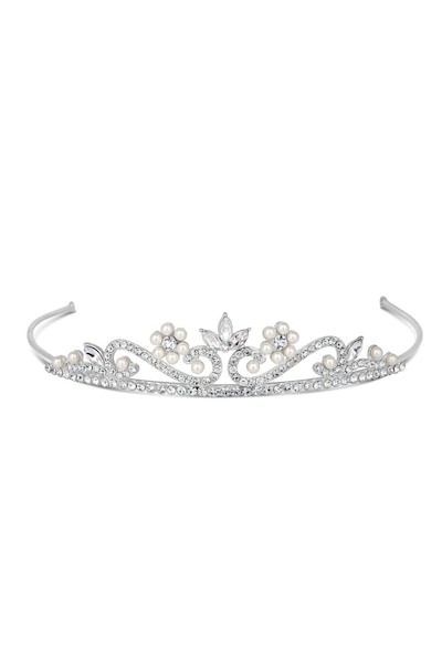 Jon Richard Silver Children's Diamante Tiara