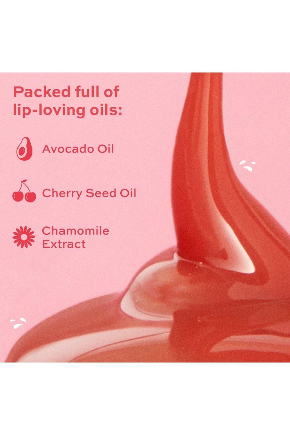 Revolution Juicy Peptide Lip Balm Pink Strawberry image 7