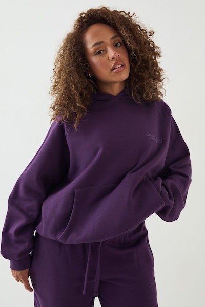 DSGN Studio DSGN Studio Sport Training Club Oversized Hoodie Blackcurrant
