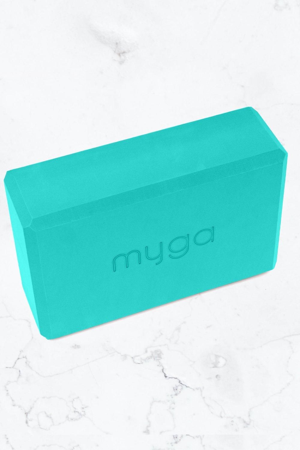 Myga Foam Yoga Block - Turquoise image 3