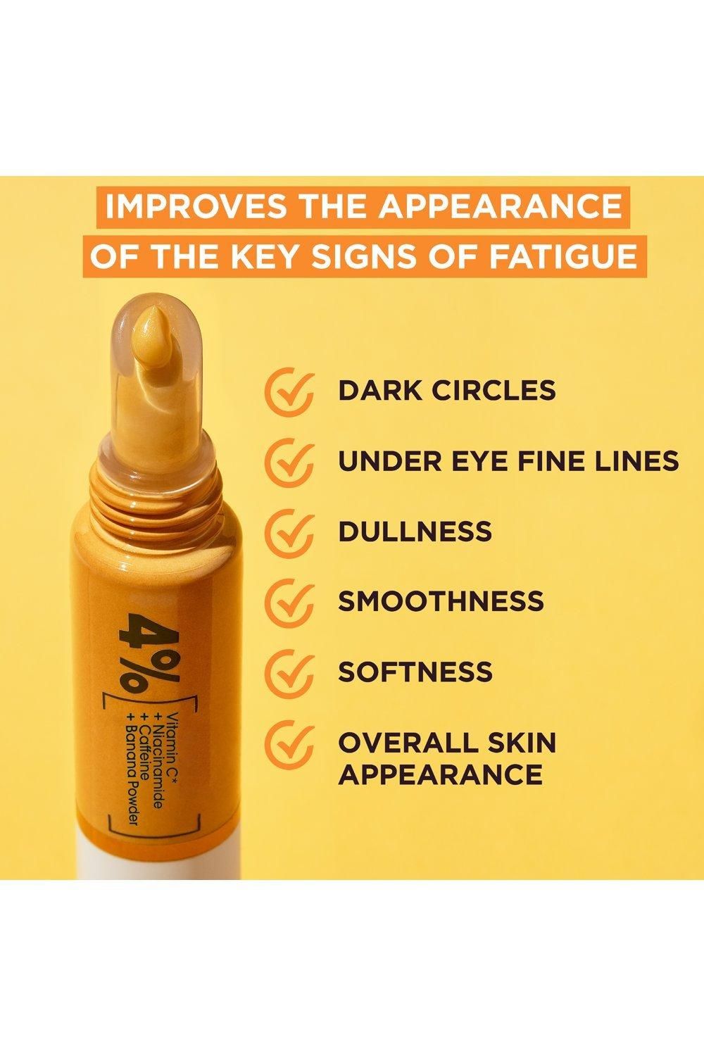 Garnier Brightening 4% Vitamin C, Niacinamide, Caffeine & Banana Powder Eye Cream Multi image 2