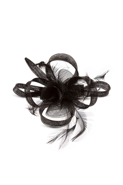 Jon Richard Black Small Fascinator