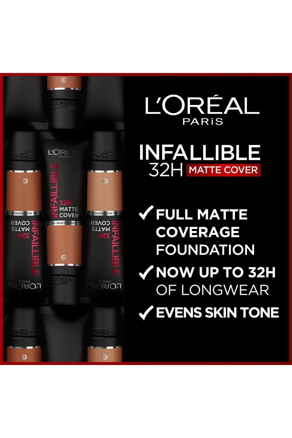 L'Oréal Paris Infaillible 32H Matte Cover Liquid Foundation Golden Sand image 2