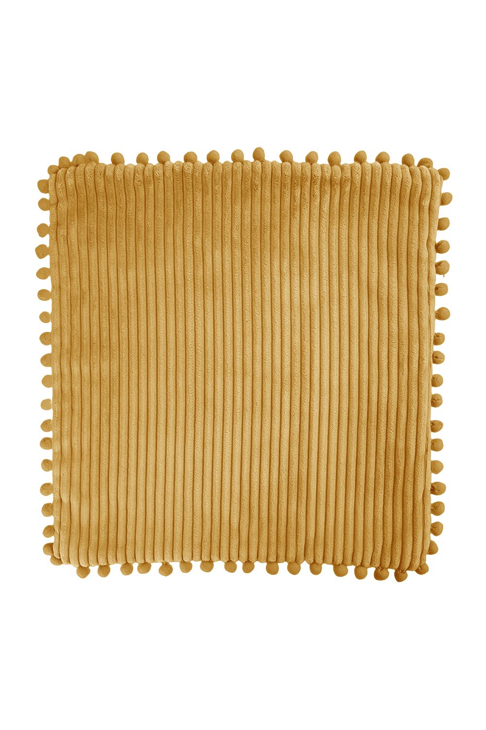 Living and Home Polyester Cushion Cover with Pom-Pom Trim image 9