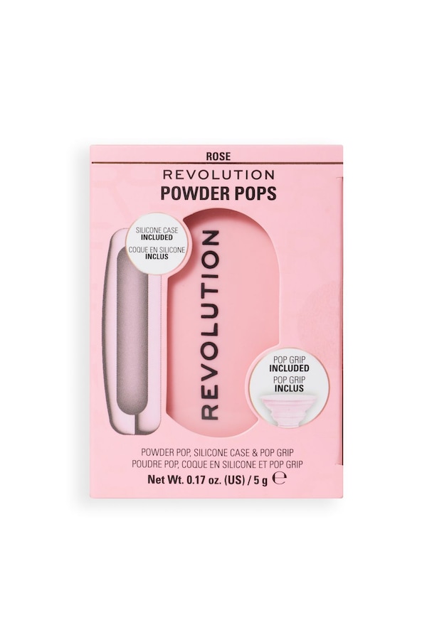 Revolution Powder Pops & Pop Grip & Silicone Case Rose