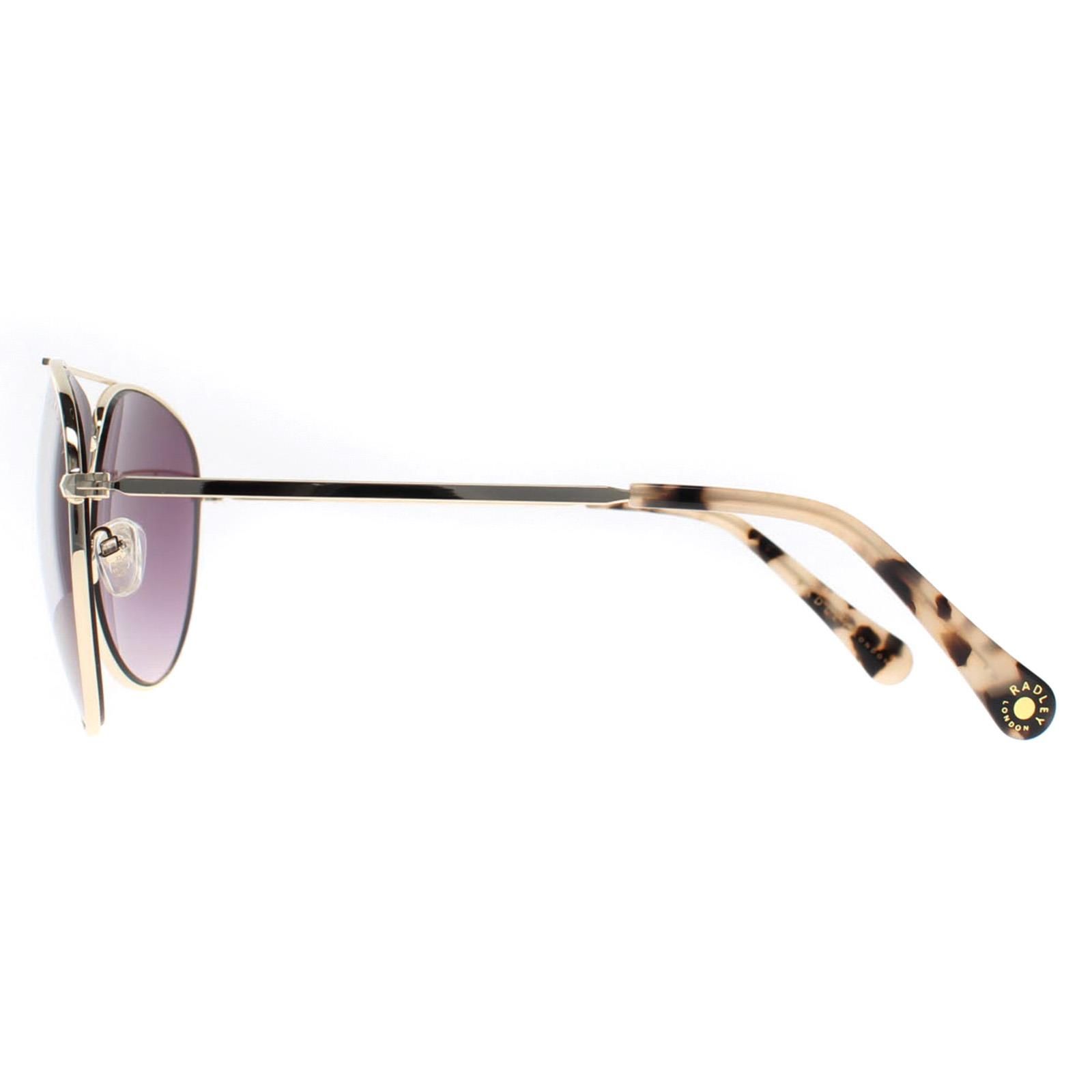 Radley Aviator Gold Purple Petula image 3