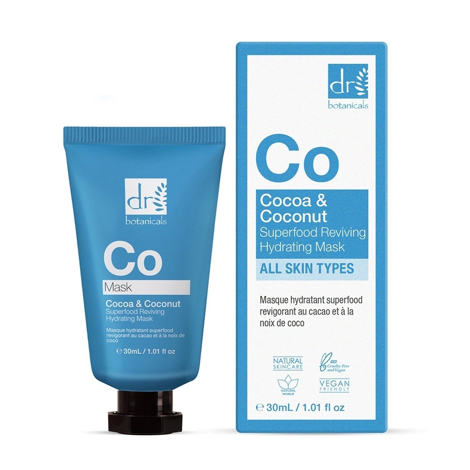 Dr. Botanicals Cocoa & Coconut Superfood Reviving Hydrating Mask 30ml image 2