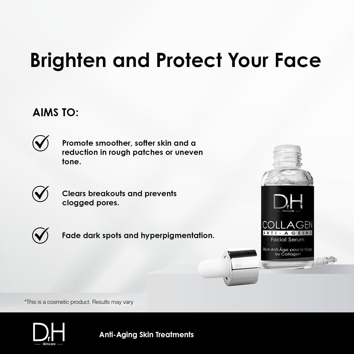 Dr H Anti-Ageing Collagen Facial Serum 30ml x 2 Duo Pack image 4
