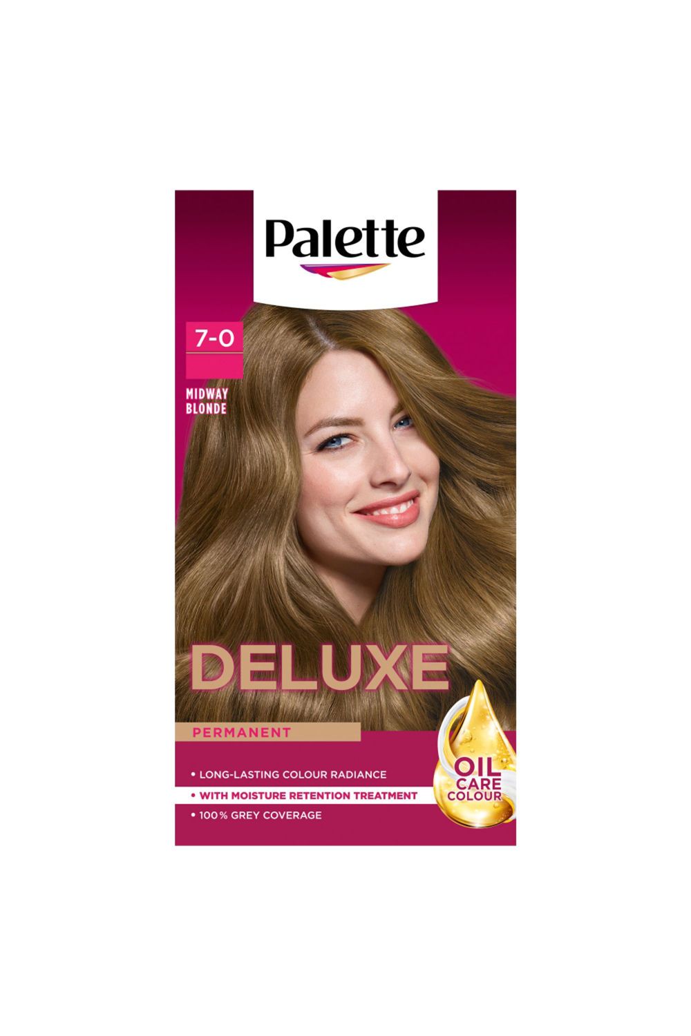 Schwarzkopf Deluxe Creme Colouration 7-0 Midway Blonde 'Hair Dye', 2 Pack image 2