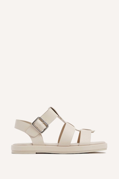 Linzi Camden Ivory Gladiator Sandals