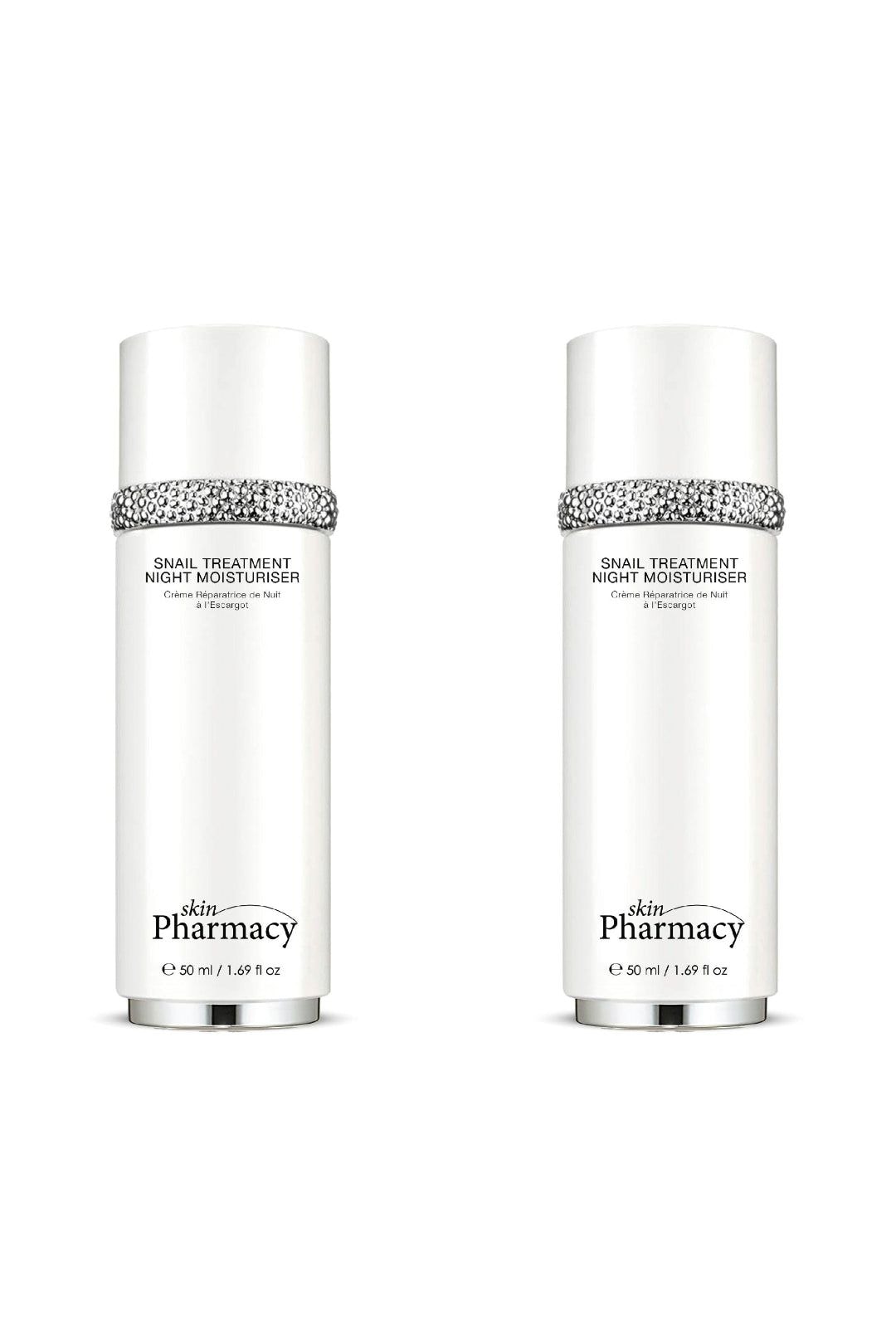 skinPharmacy Snail Treatment Night Moisturiser 50ml x 2 Duo Set image 1