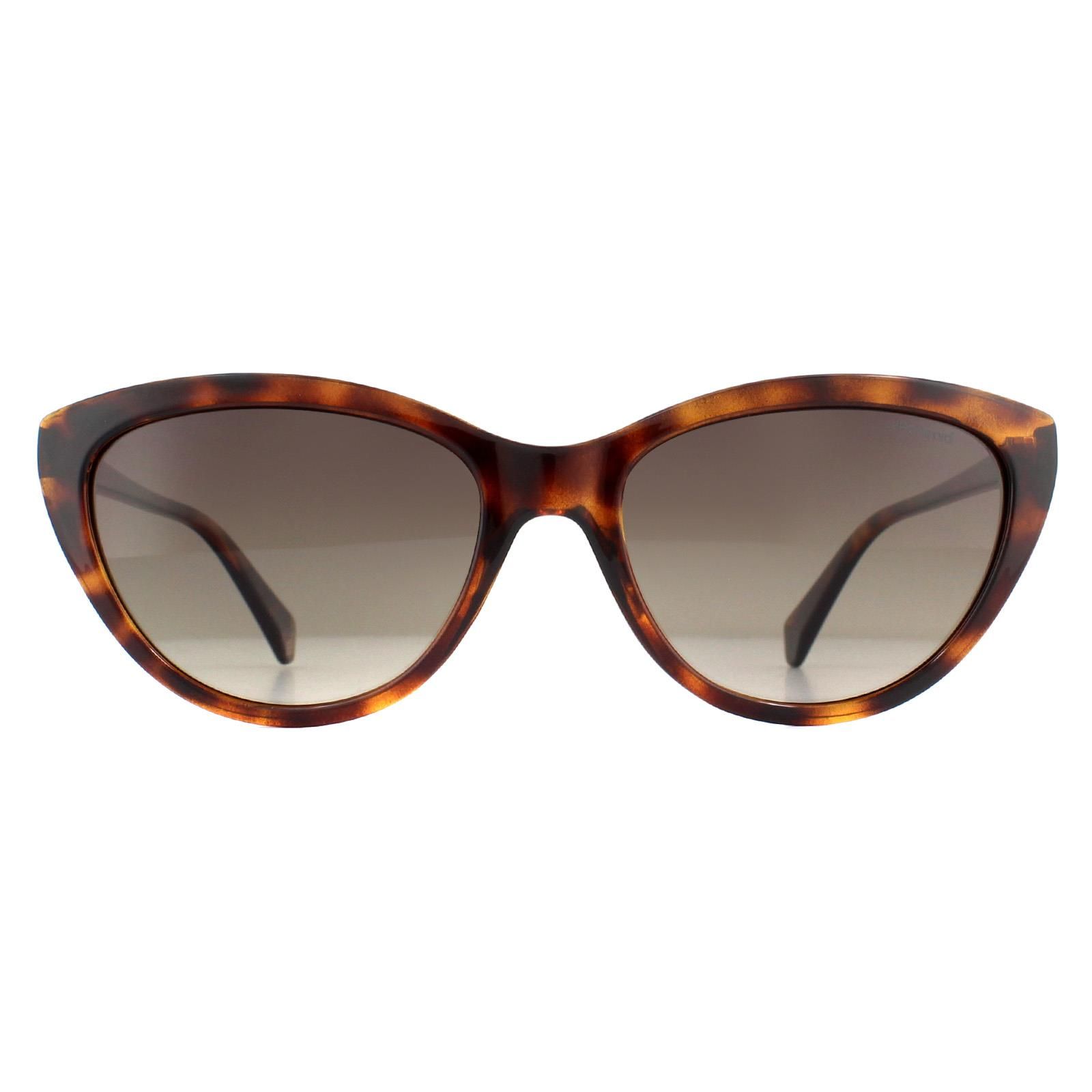 Polaroid Cat Eye Havana Brown Gradient Polarized Sunglasses image 1
