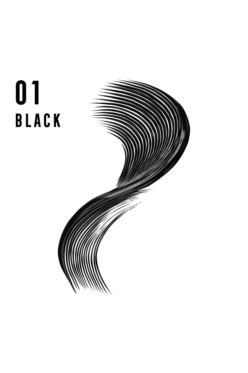 Max Factor Masterpiece 2 In 1 Lash WOW Volume & Length Mascara Black image 2