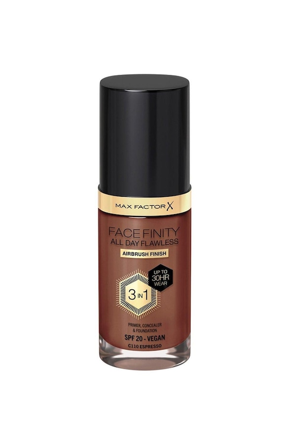 Max Factor Facefinity All Day Flawless 3 in 1 Vegan Foundation Espresso