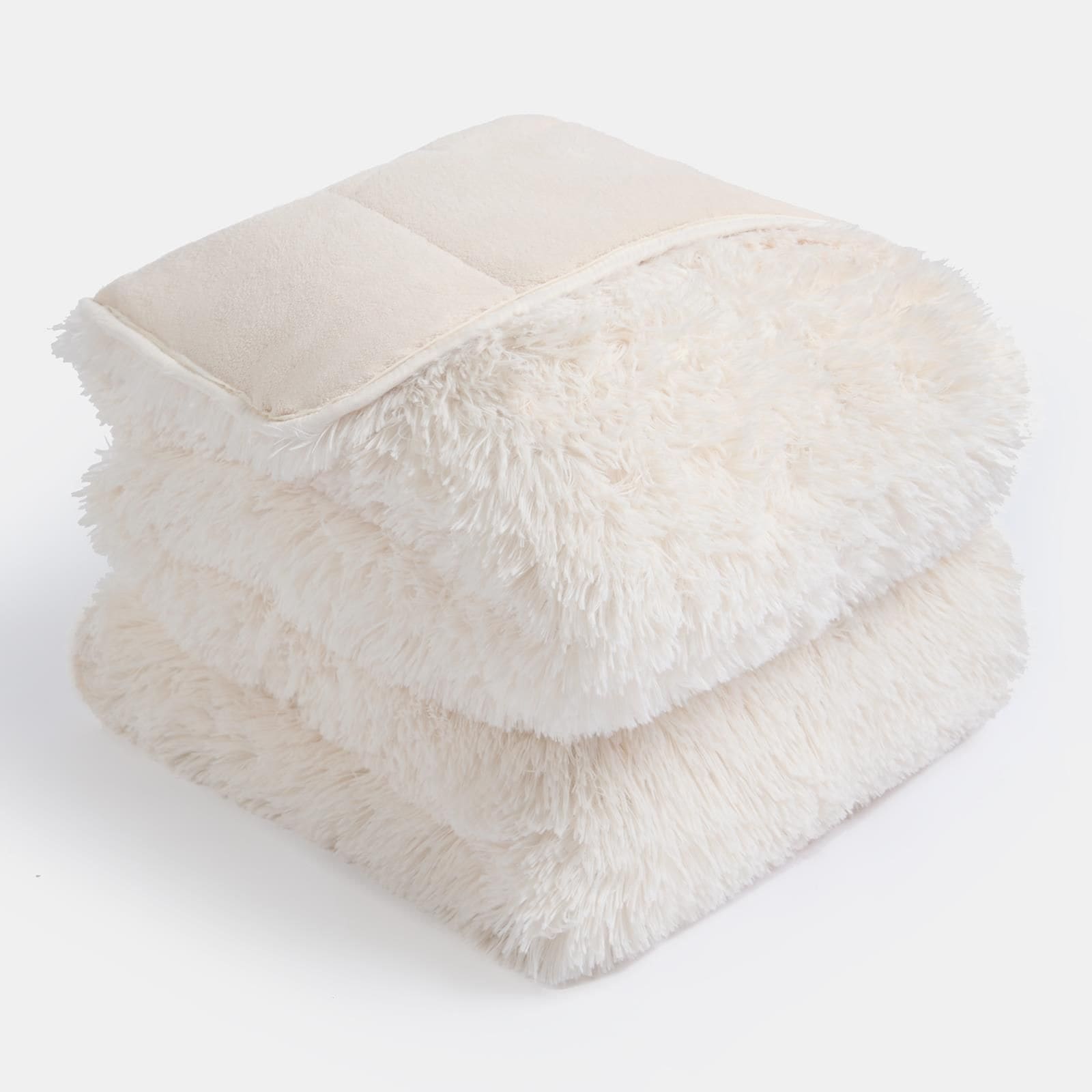 OHS Fluffy Fleece Sensory Sleep Therapy Weighted Blanket 150 x 200 cm 8kg image 5