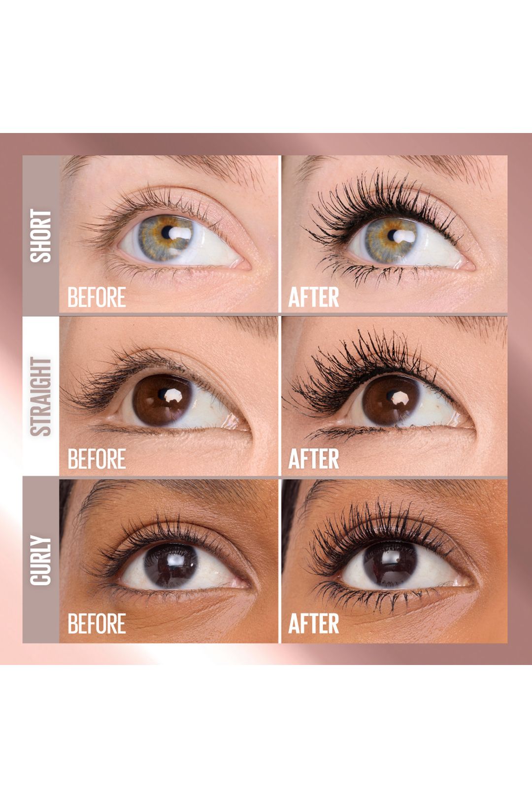 Maybelline Lash Sensational, Body Mascara, Volumizing up to 24H Lift, Black, 9.75ml Black image 7