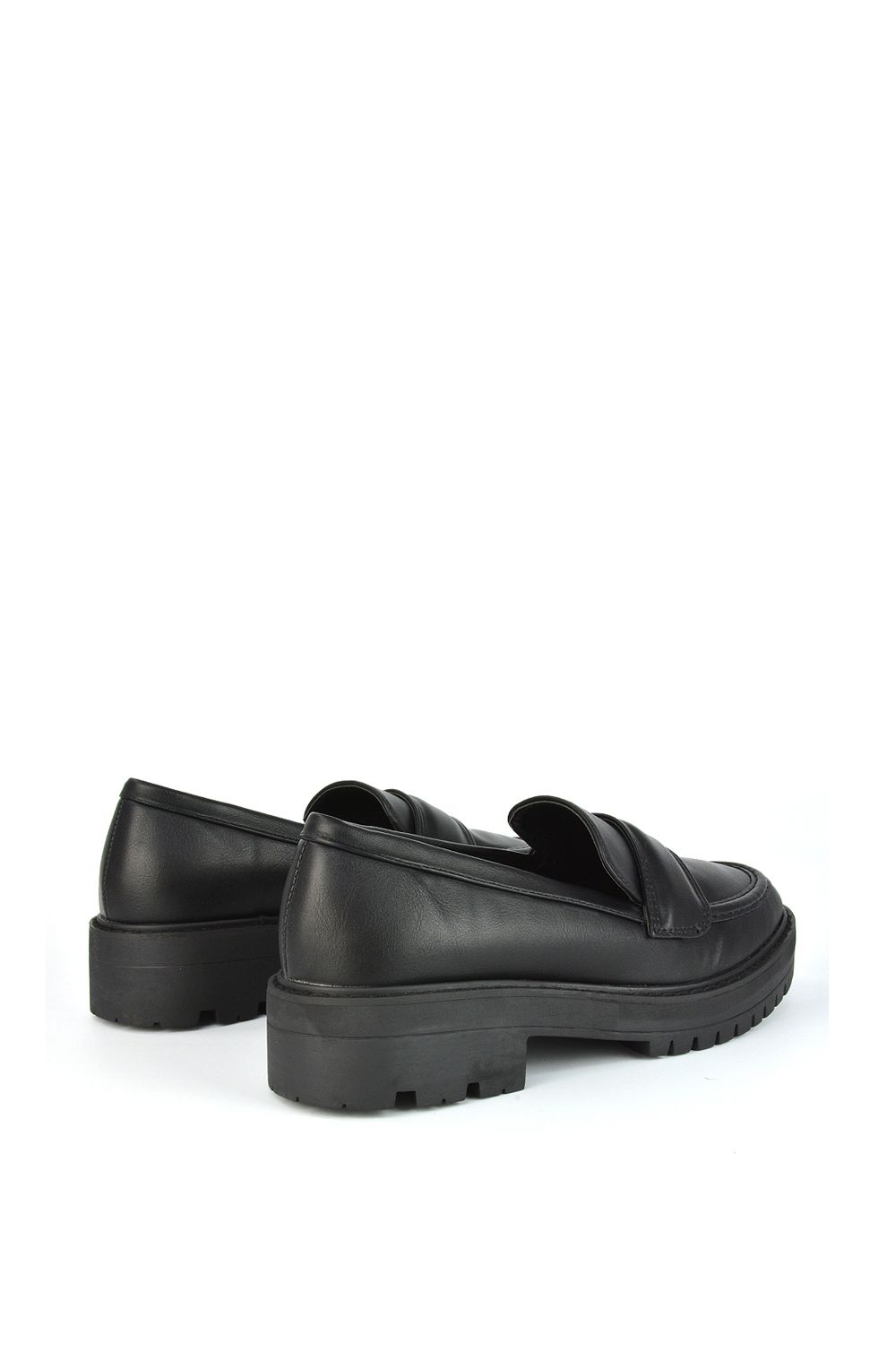 XY London 'Kourtney' Chunky Sole Slip on Flat Loafers image 4