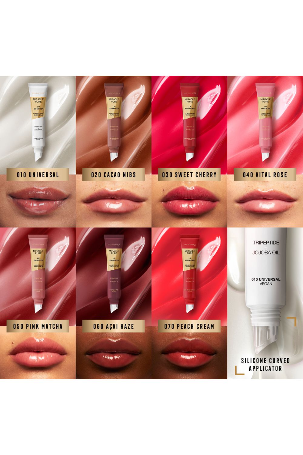 Max Factor Miracle Pure Lip Enhancer Hydrating Lip Balm Sweet Cherry image 2