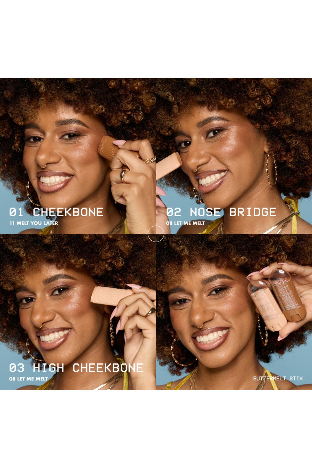 NYX Professional Makeup Buttermelt Glow Stix 5g Thats So Melt image 8