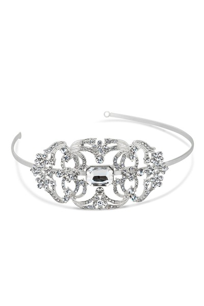 Jon Richard Catherine Crystal Stone Centre Headband - Gift Pouch