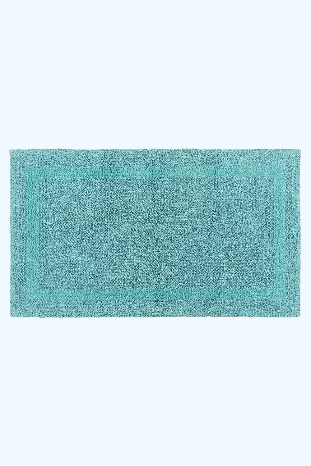 Homescapes Luxury Bath Mat Reversible 100% Cotton 1600GSM, 50 x 80cm, Extra Soft image 1