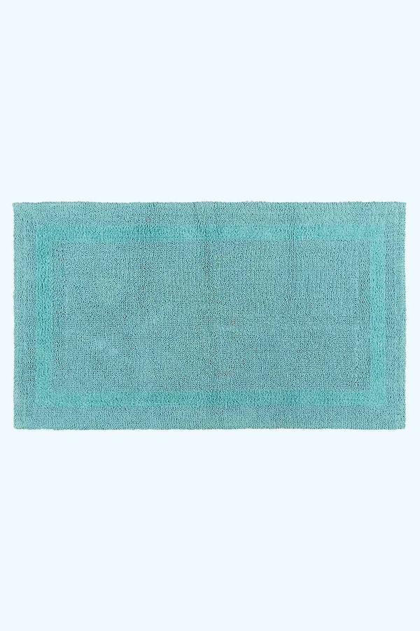 Homescapes Luxury Bath Mat Reversible 100% Cotton 1600GSM, 50 x 80cm, Extra Soft