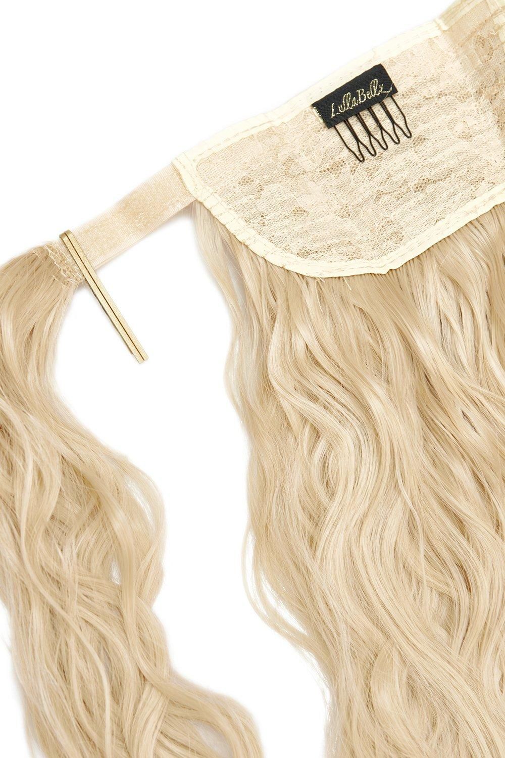 Lullabellz Grande 26" Textured Wave Wraparound Pony Light Blonde image 2