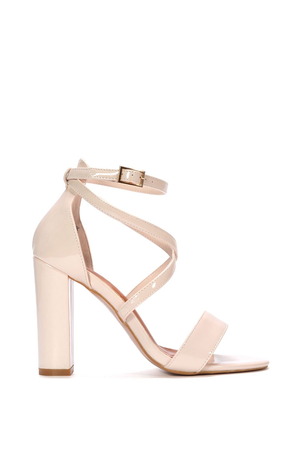 XY London 'Briella' Strappy High Block Heel Sandals image 2