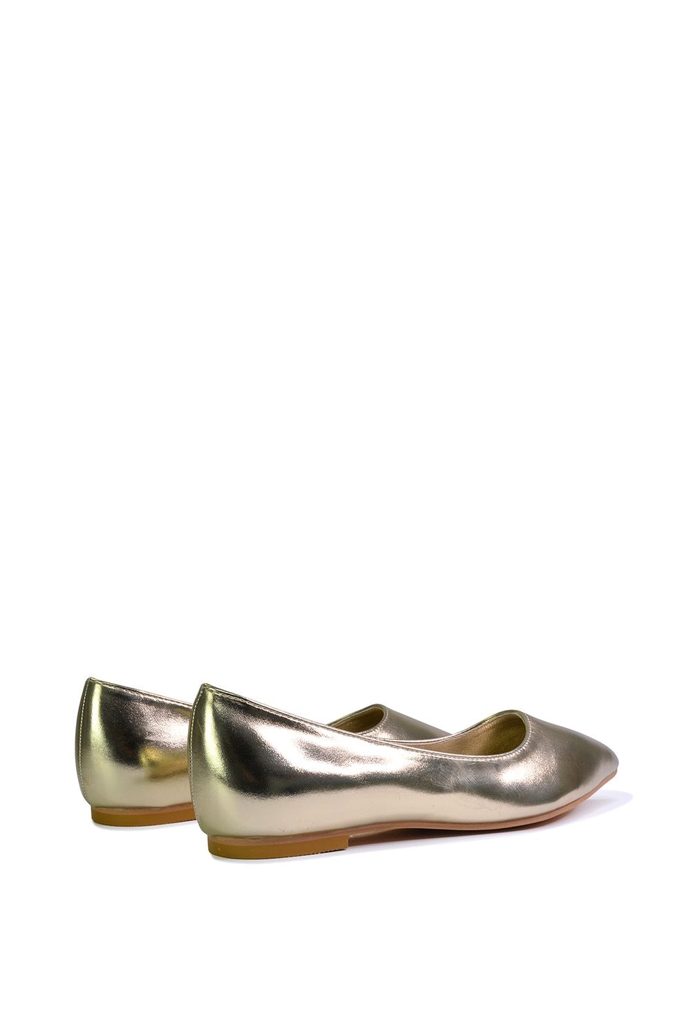 XY London 'Bubbles' Pointed Toe Slip on Flat Ballerina Pump Shoes image 4