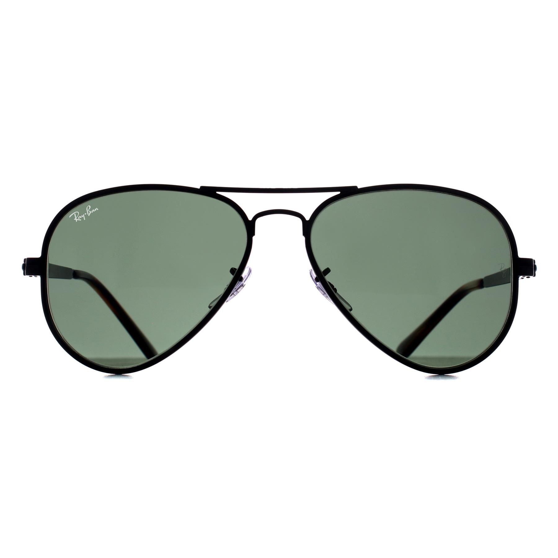 Ray-Ban Aviator Black Green RB3925 Aviator Max