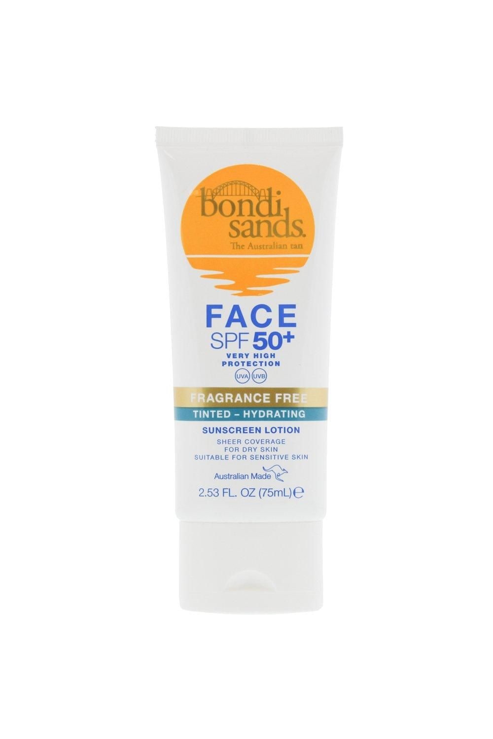 Bondi Sands Hydrating Tinted Face Lotion Fragrance Free Spf 50+ 75ml Multi image 1