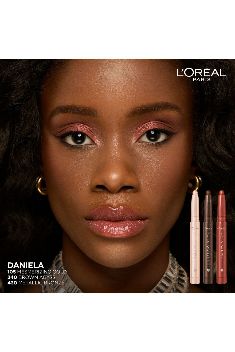 L'Oréal Paris Le Shadow Stick Eyeshadow 1.4g Brown Abyss image 4