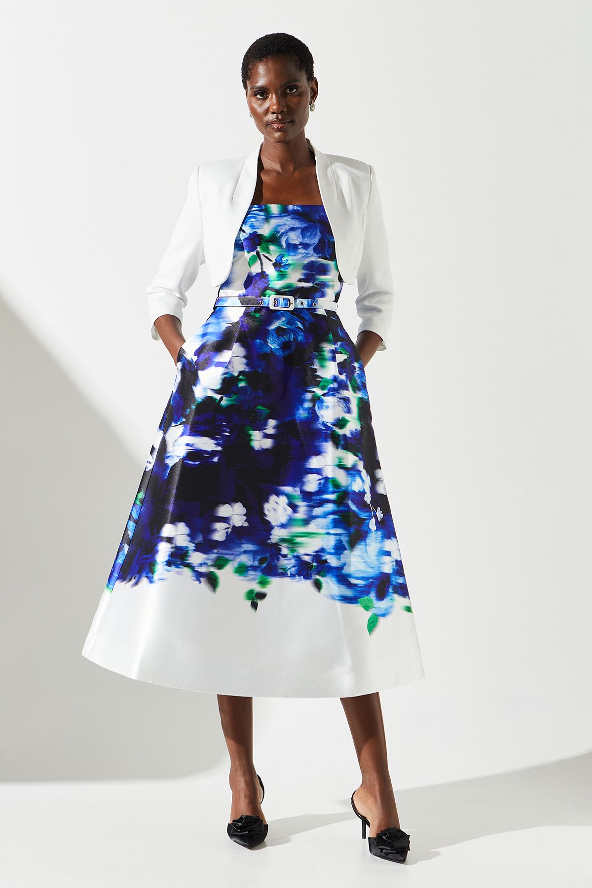 Coast Crop Sleeve Bolero Jacket Ivory image 2