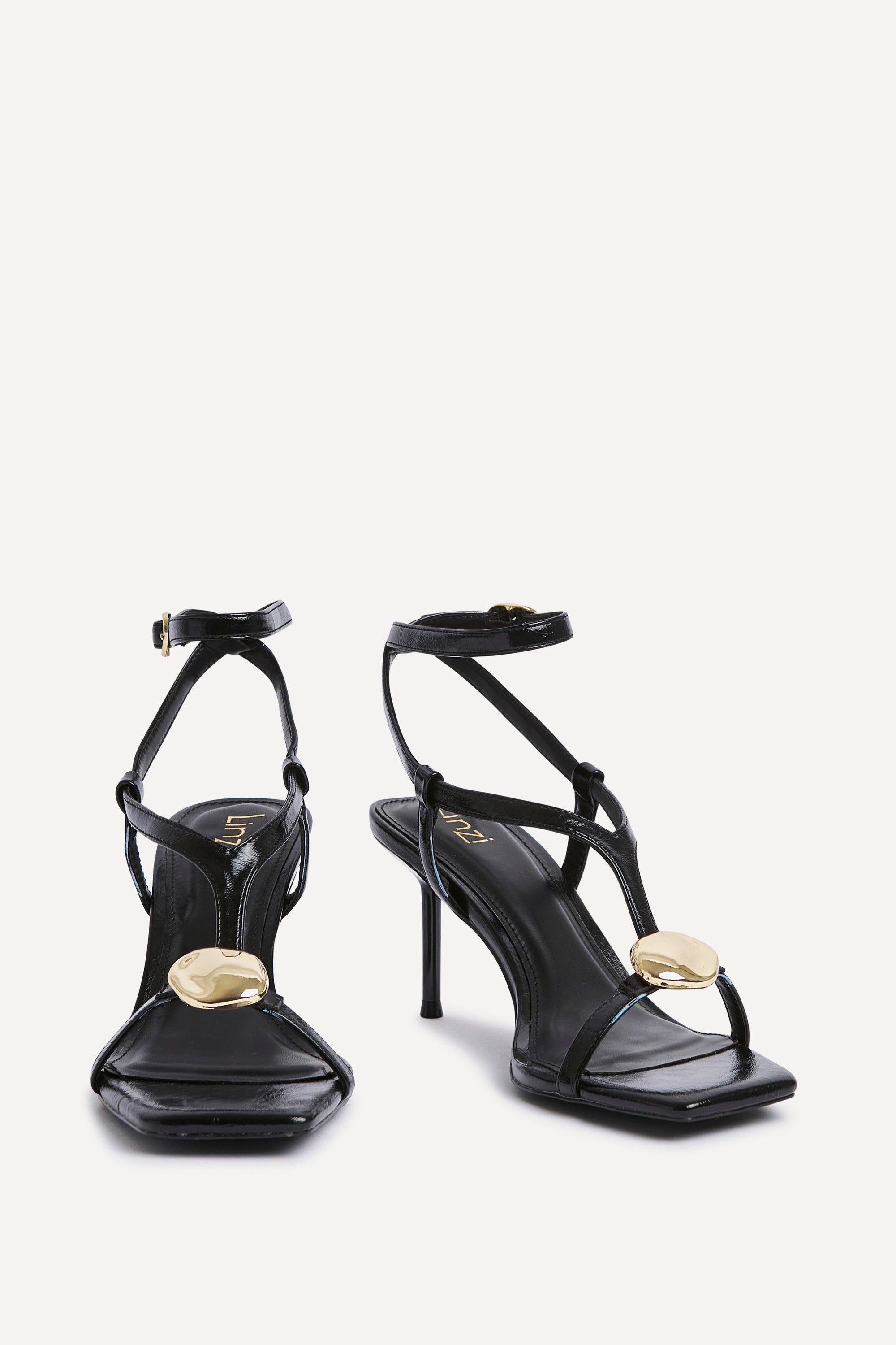 Linzi Foolish Black T-Bar Heels image 3