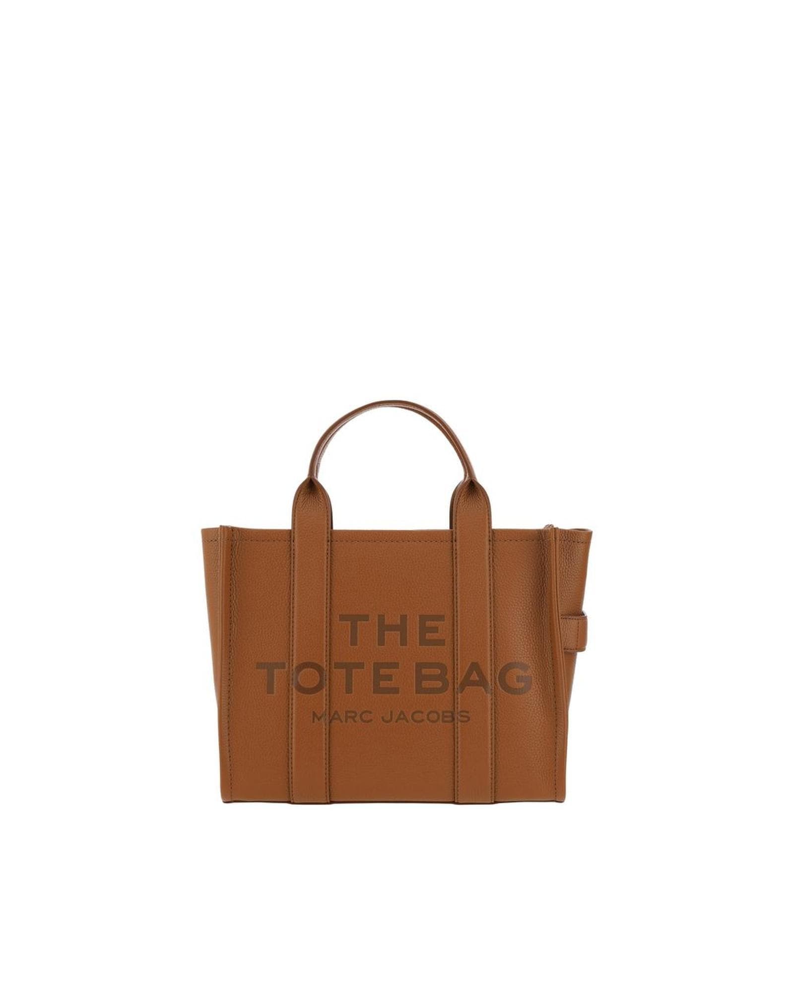 Marc Jacobs Mini Tote Bag Leather Wo - Brown Handbags