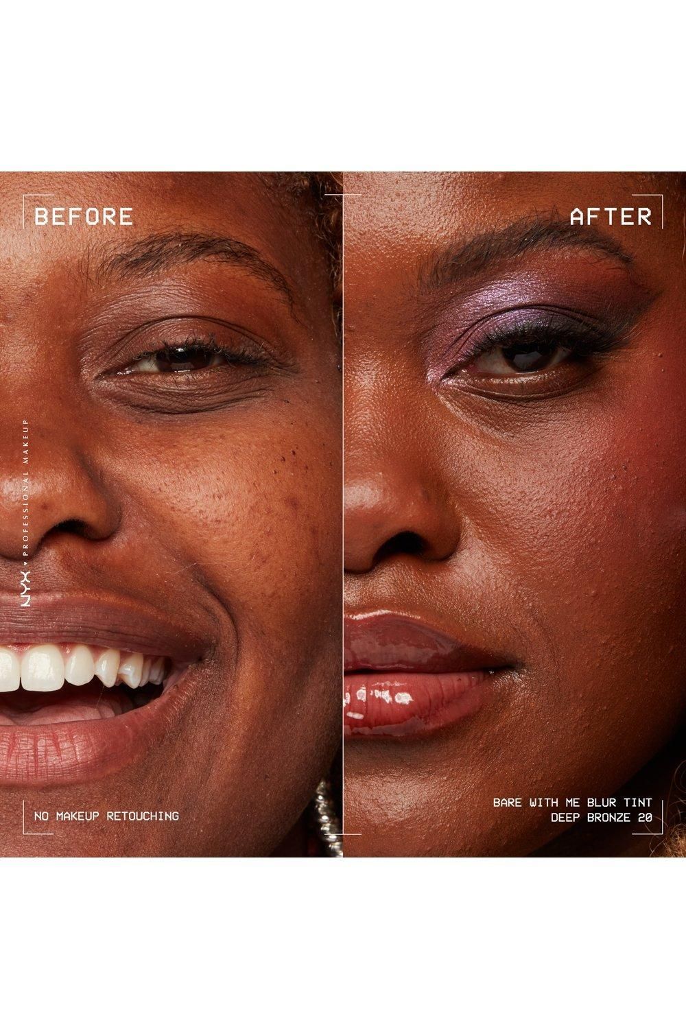 NYX Professional Makeup Bare With Me Blur Tint Foundation Deep Bronze image 9