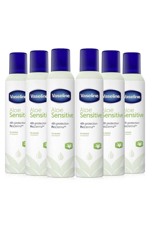 Vaseline 6x ProDerma Aloe Sensitive 'Anti Perspirant' Deodorant 250ml