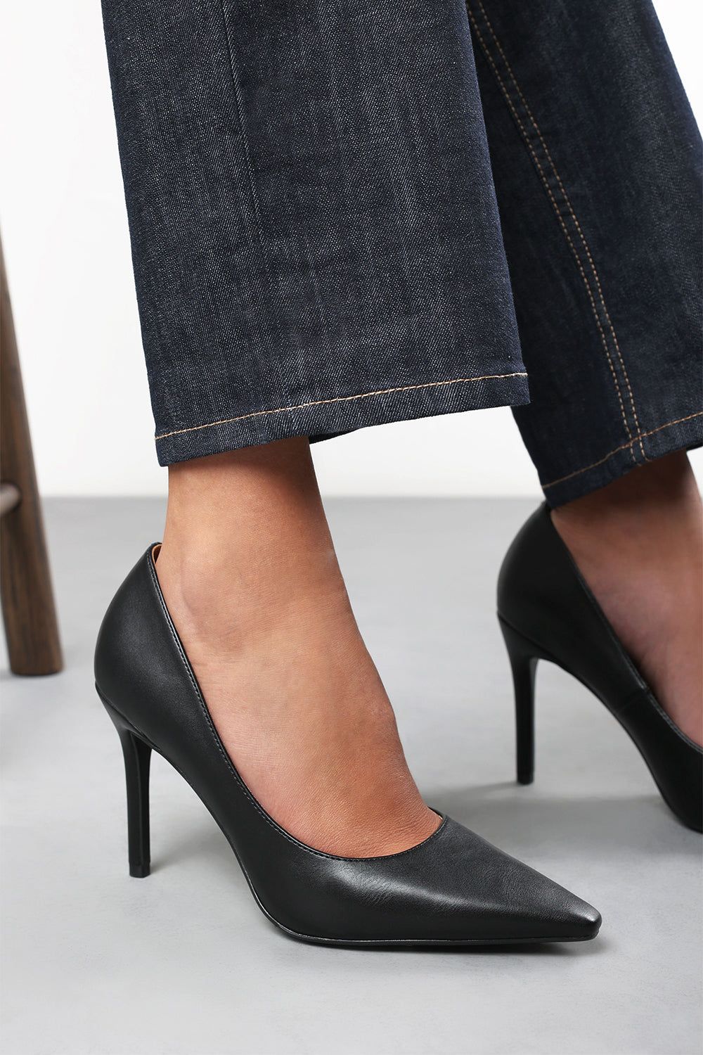 Where's That From 'Sorelle' Wide Fit Patent Stilleto Court Heels image 6