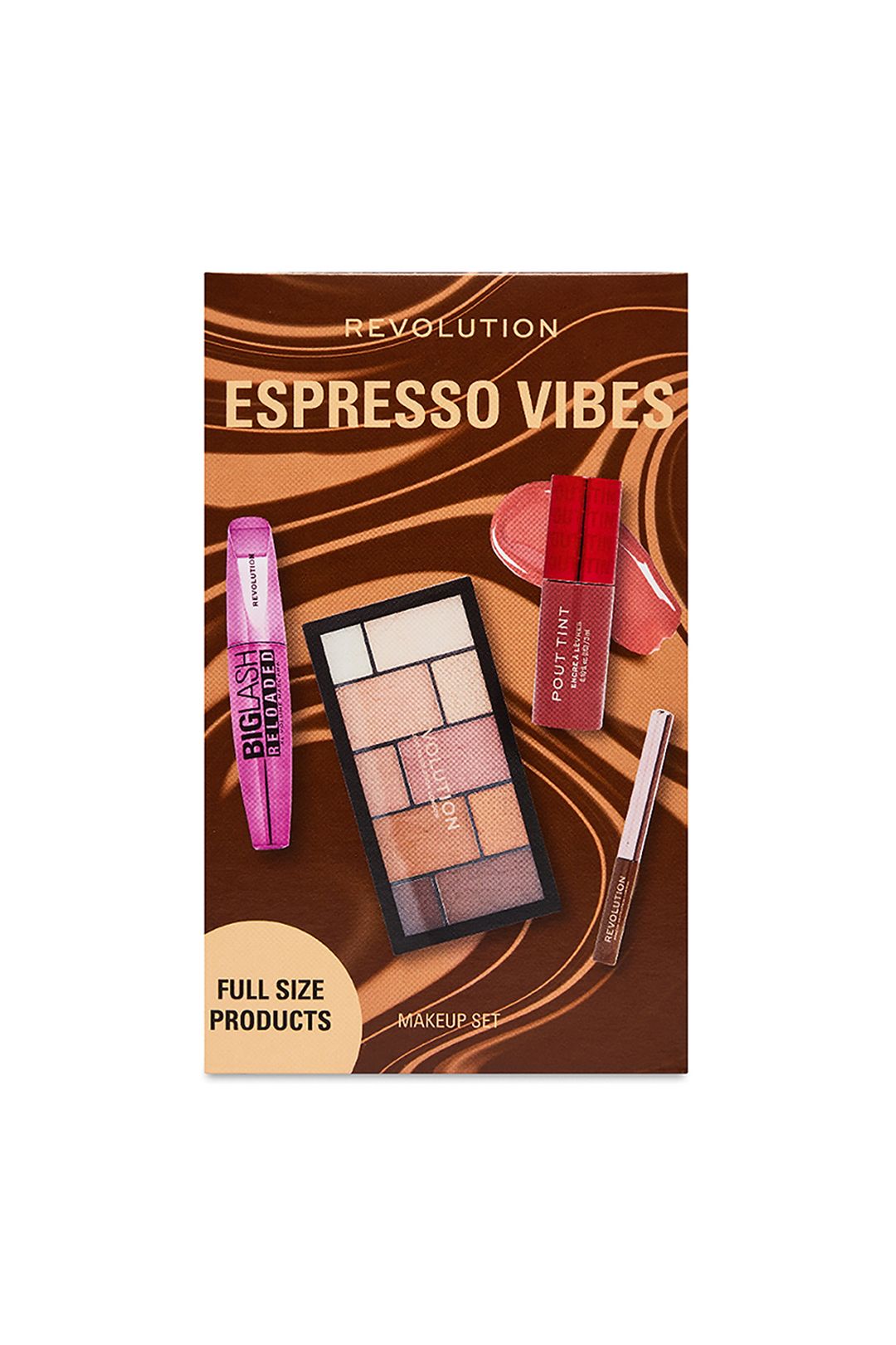 Revolution Espresso Vibes Makeup Set (Worth £21) Multi image 1