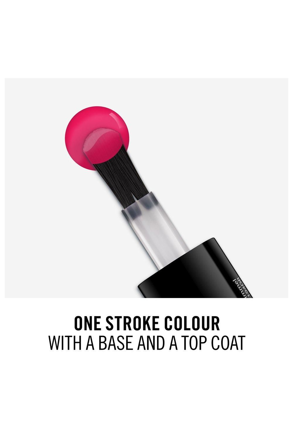 Rimmel London 60 Seconds Super Shine Nail Polish Glaston Berry image 4