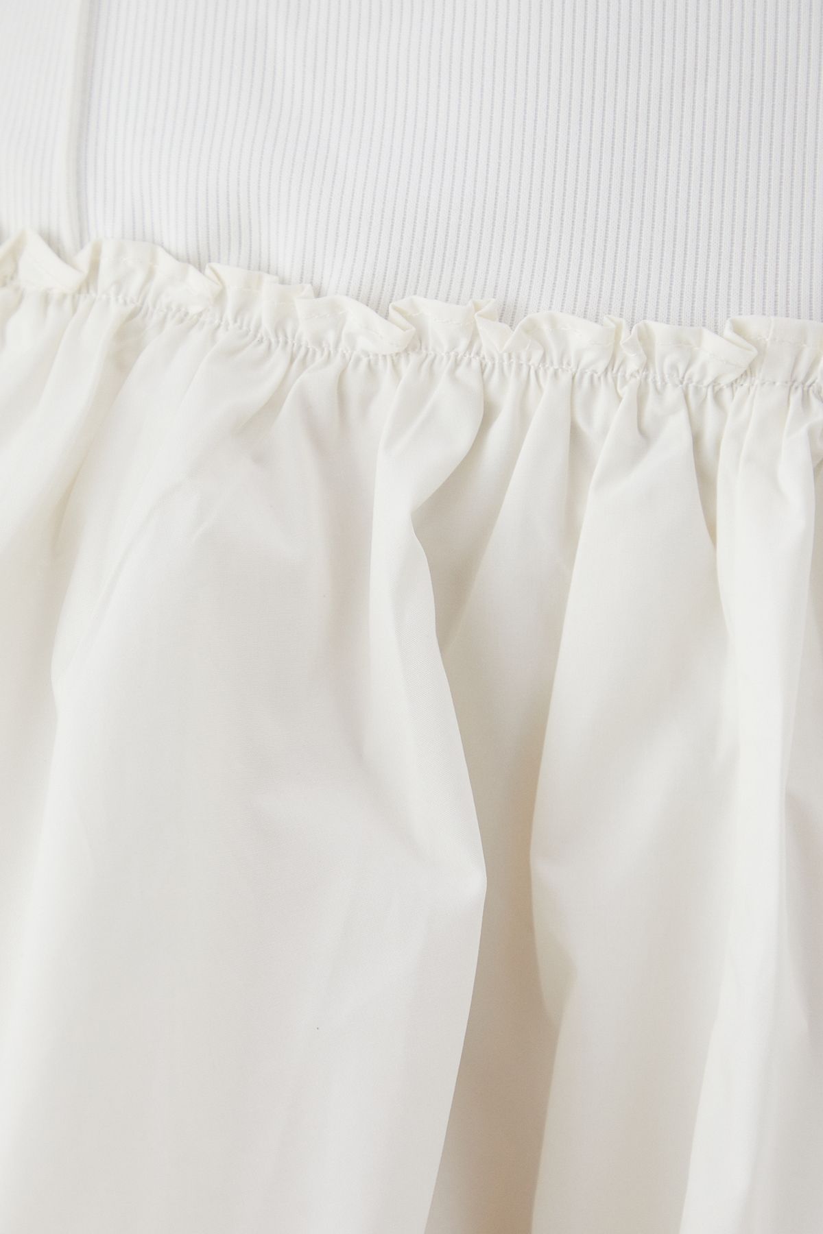 MissPap Square Neck Puffball Mini Dress White image 5