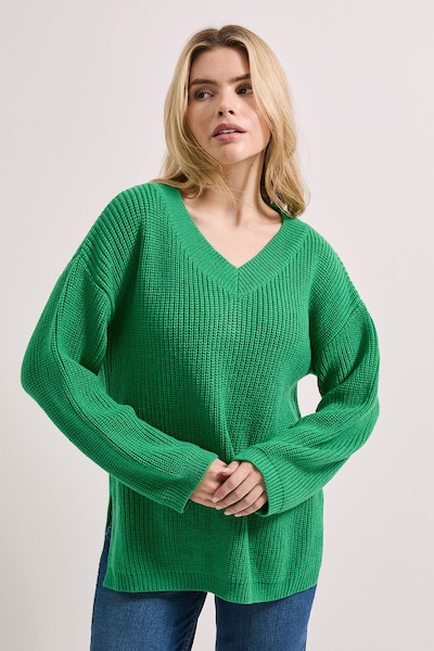 Dorothy Perkins V Neck Jumper Green