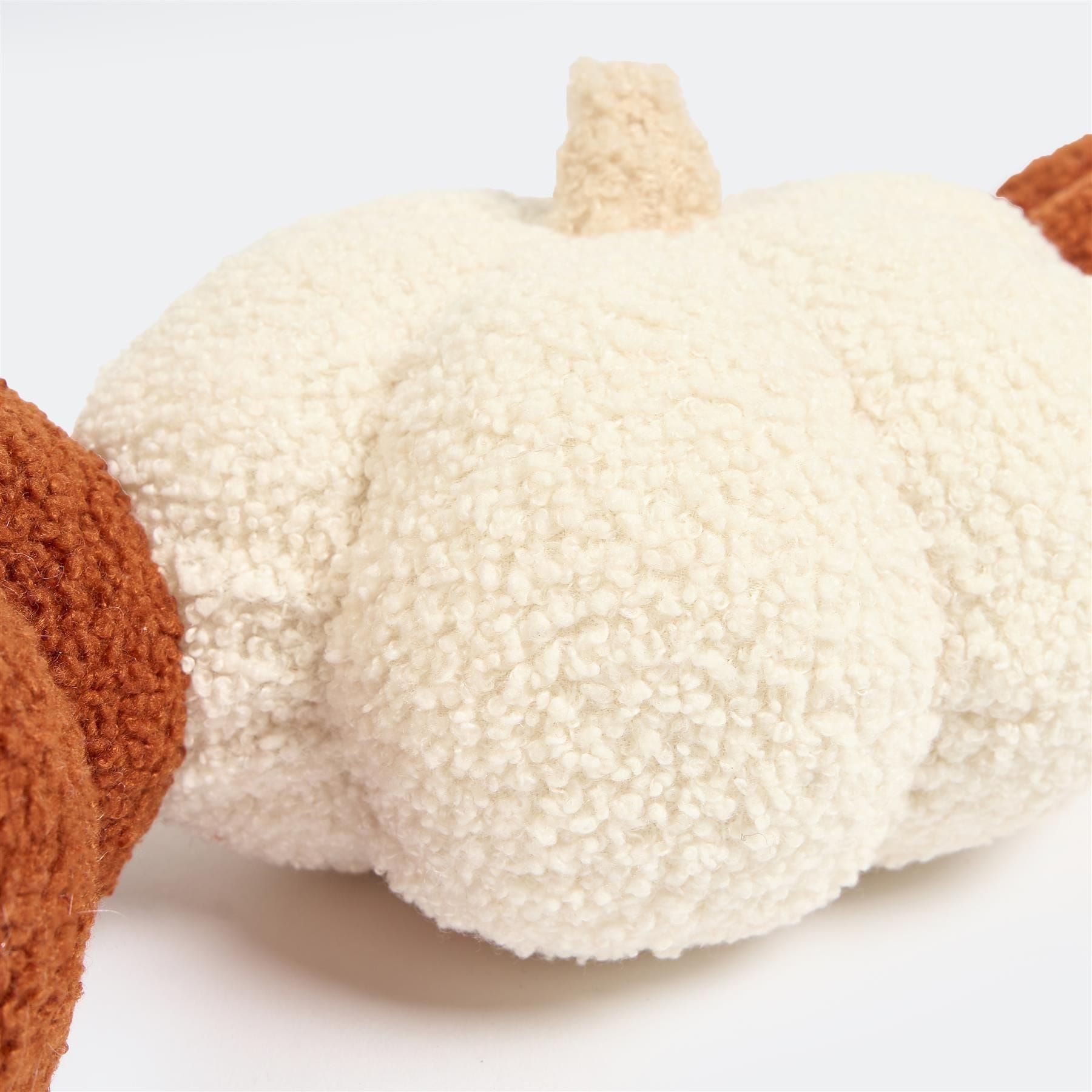 OHS Pumpkin Shaped Boucle Decorative Draught Excluder image 6